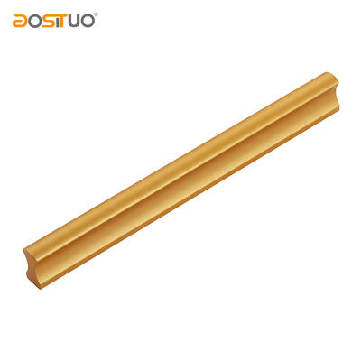 Aluminum customized length hole distance 64-160mm furniture kitchen cabinet handle finish goden silver black AST-2022
