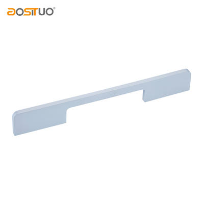 Alumium  drawer pull furniture handle finish silver hole distance 128mm 82g AST-6005