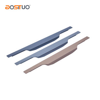 Customized length aluminum edge handle for wardrobe or kitchen cabinet AST-9006