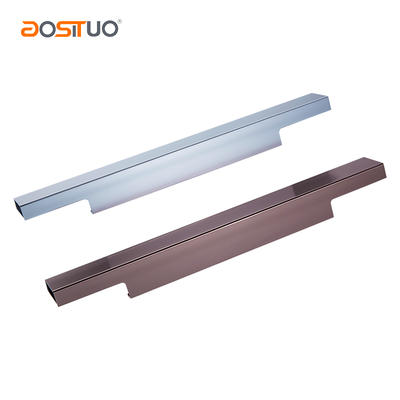 Aluminum edge pull handle kitchen customized length AST-9010